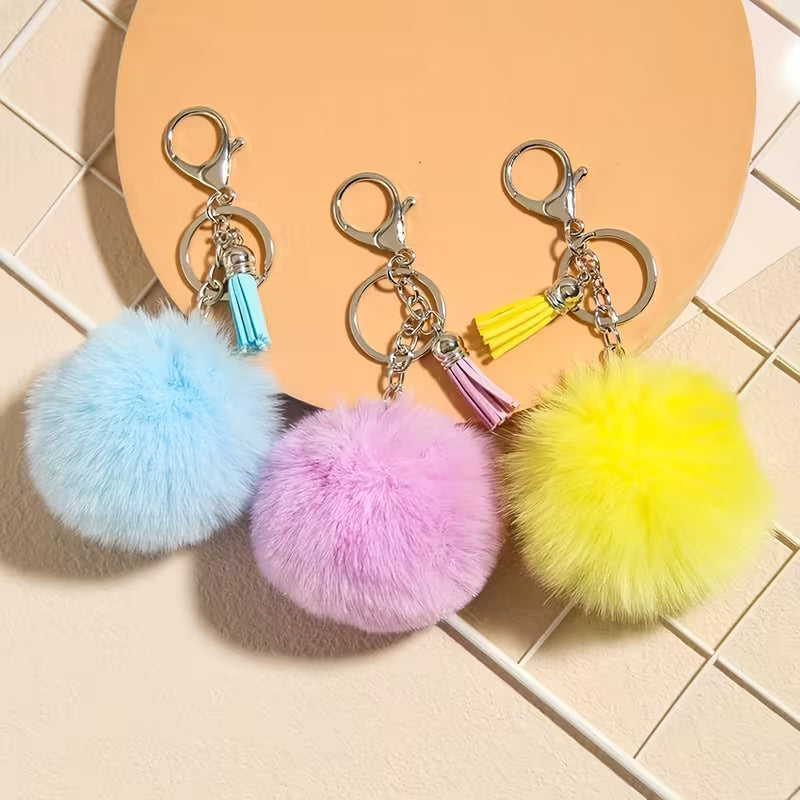 Fluffy Keychain