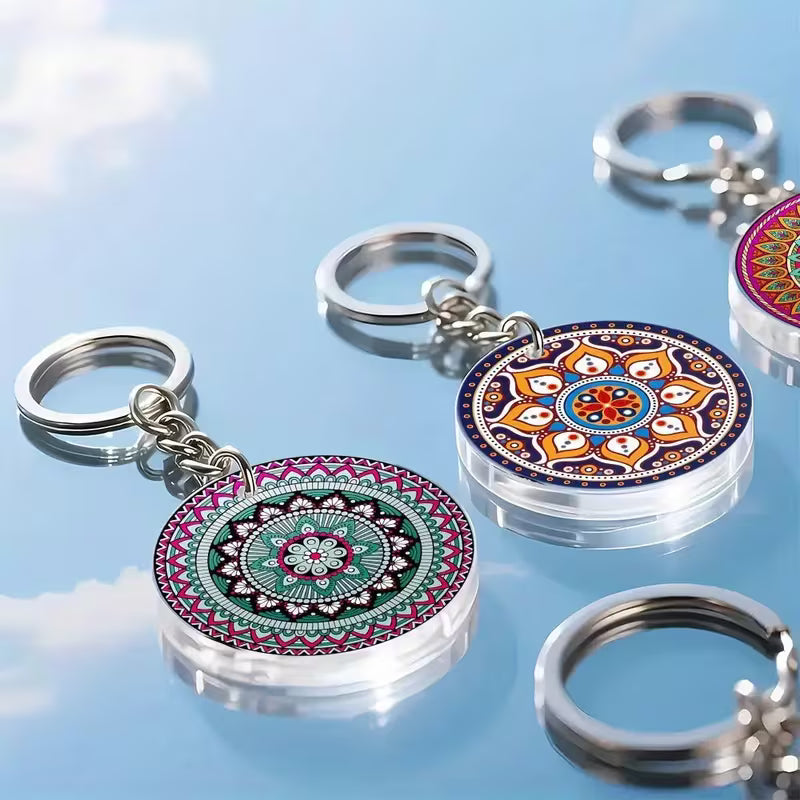 Mandala Keychain