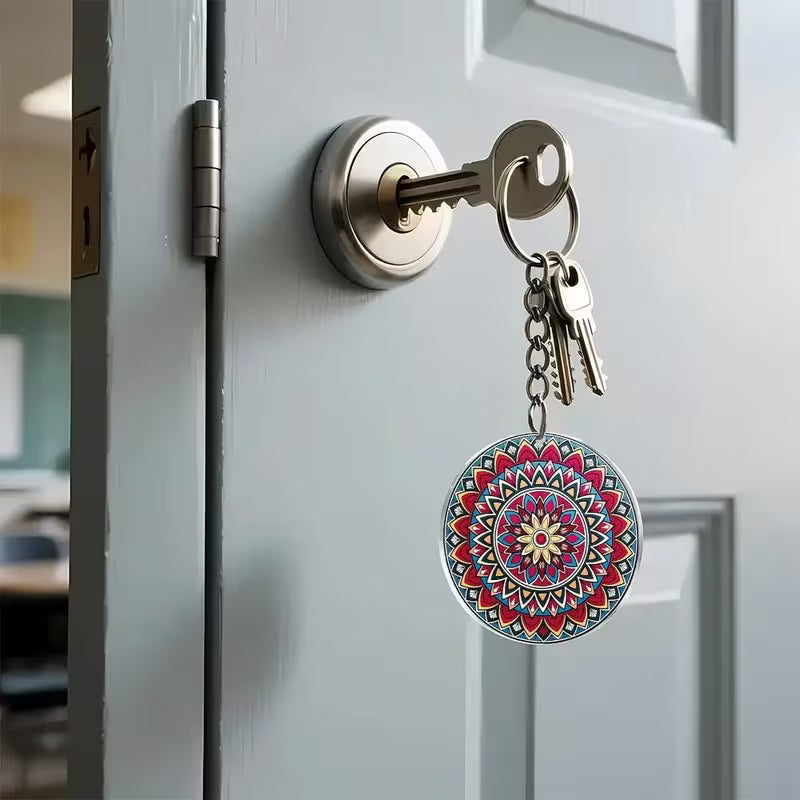 Mandala Keychain