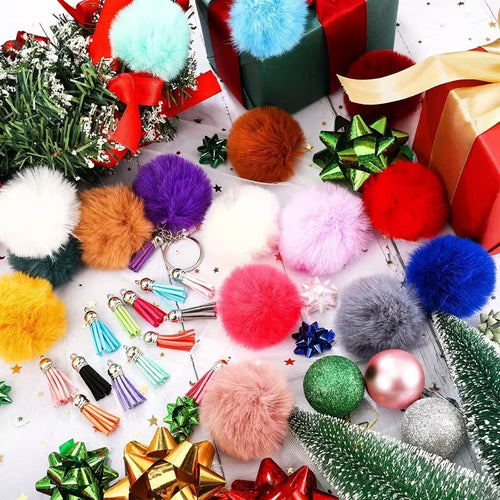 Fluffy Keychain