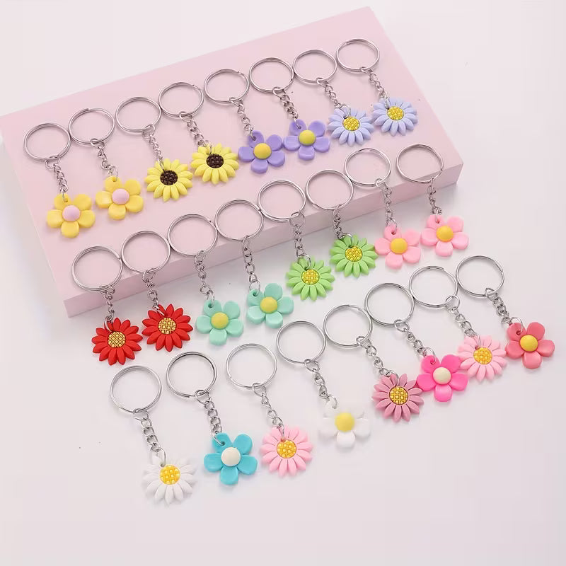 Sunflower Keychain